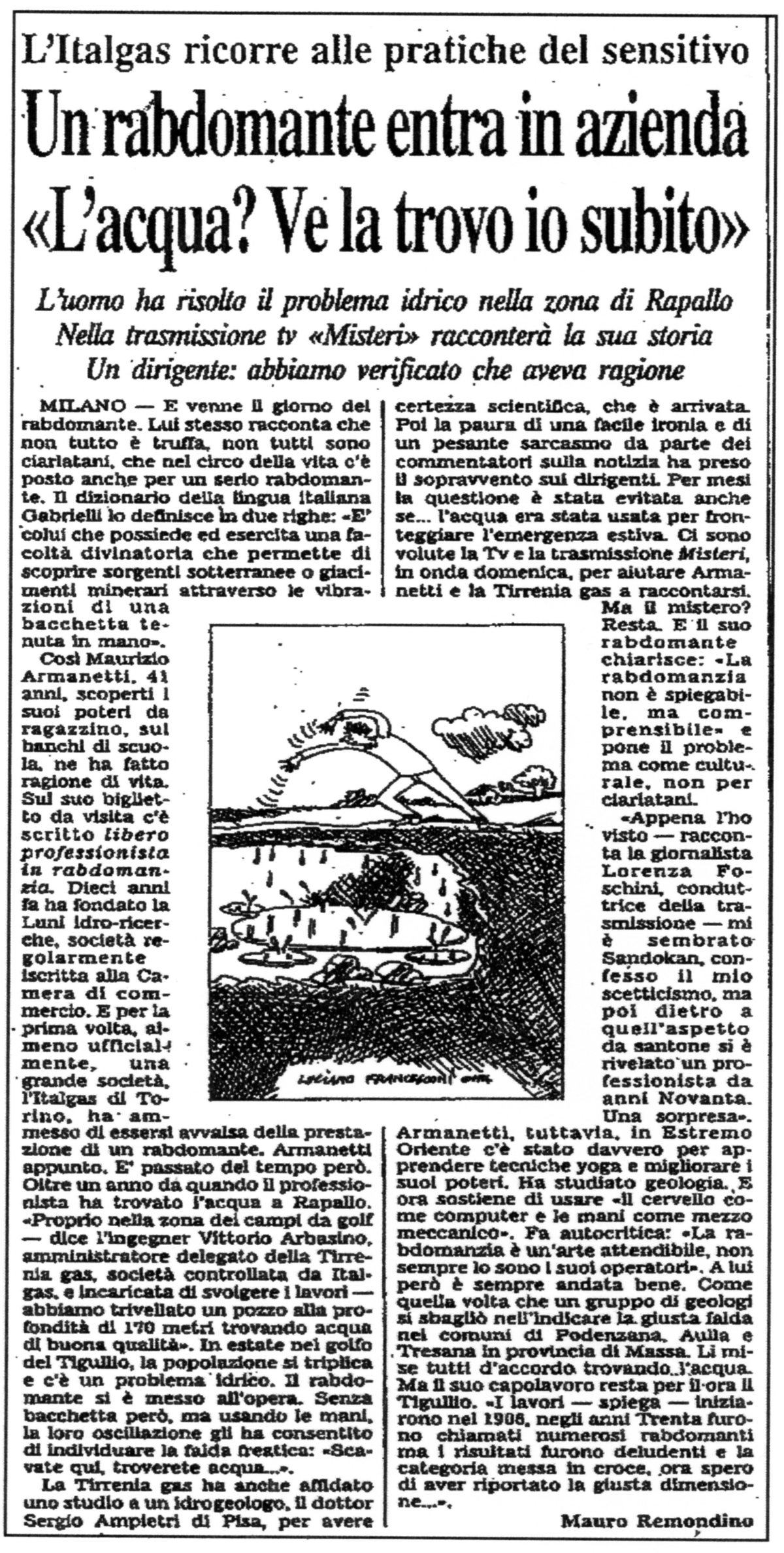 Corriere della Sera Maurizio Armanetti